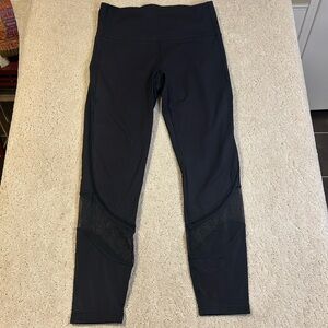 Lululemon Fresh Mesh 25 Inch Inseam Leggings Womens 8 Mesh Stretch